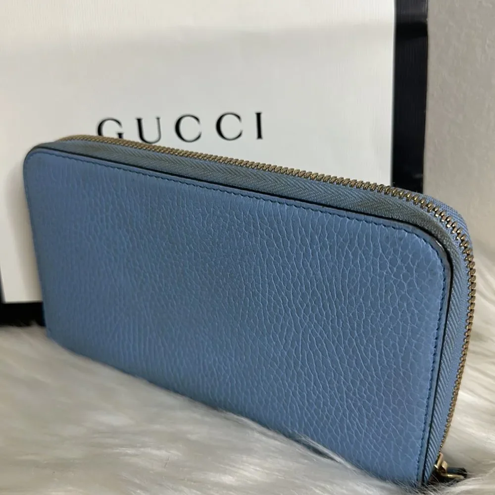 💯Authentic Gucci Zipped Around Long Wallet🍀 - Picture 8 of 15